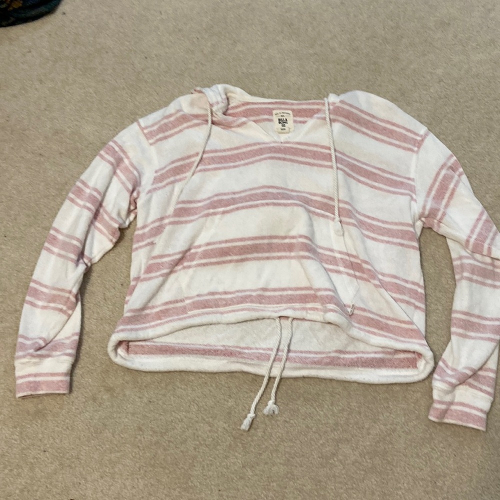 cropped billabong hoodie sweater